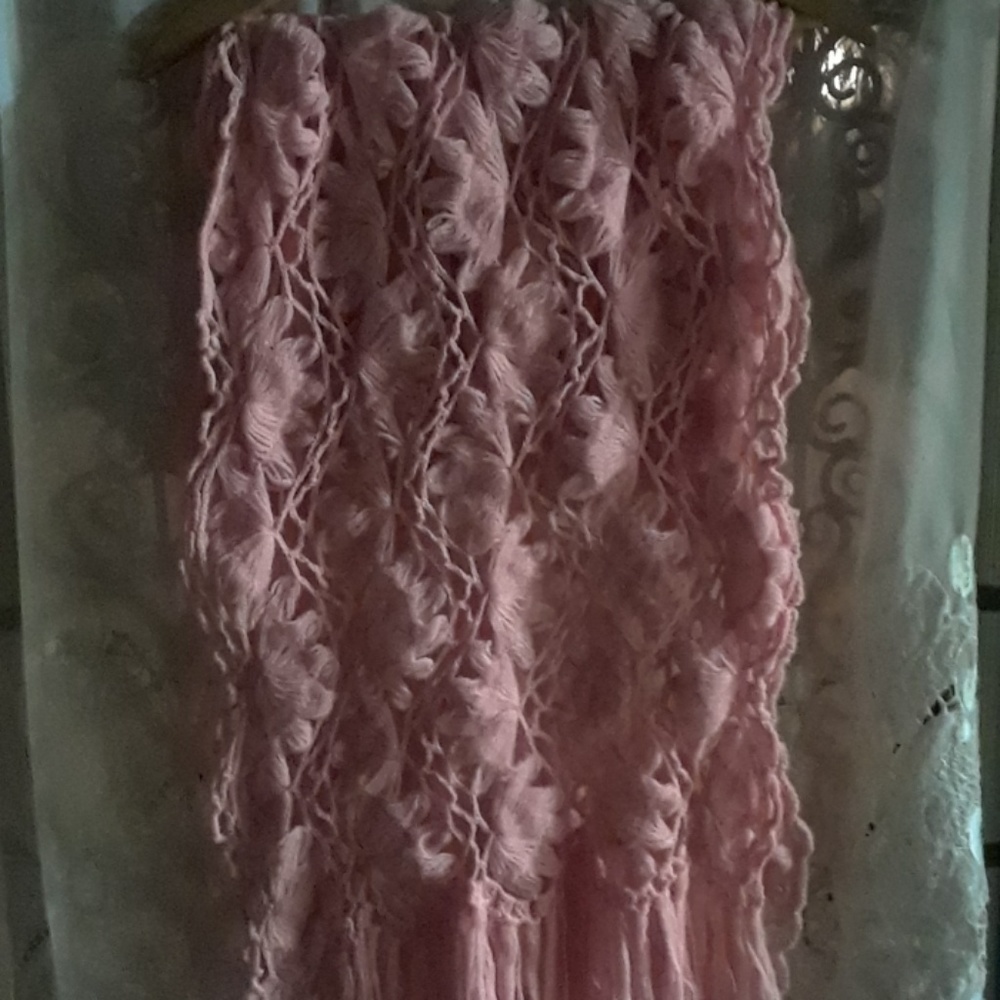 Handmade crochet shawl/scarf/wrap